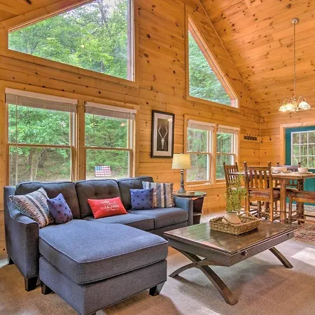 Moonshine Manor Cabin With Hot Tub, Near Lake Lure Exterior foto